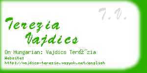 terezia vajdics business card